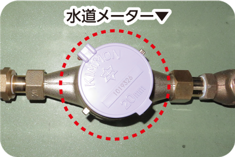 一般的なメーターボックス内の様子