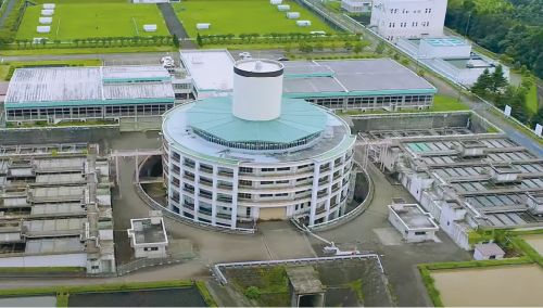 浄水場の外観